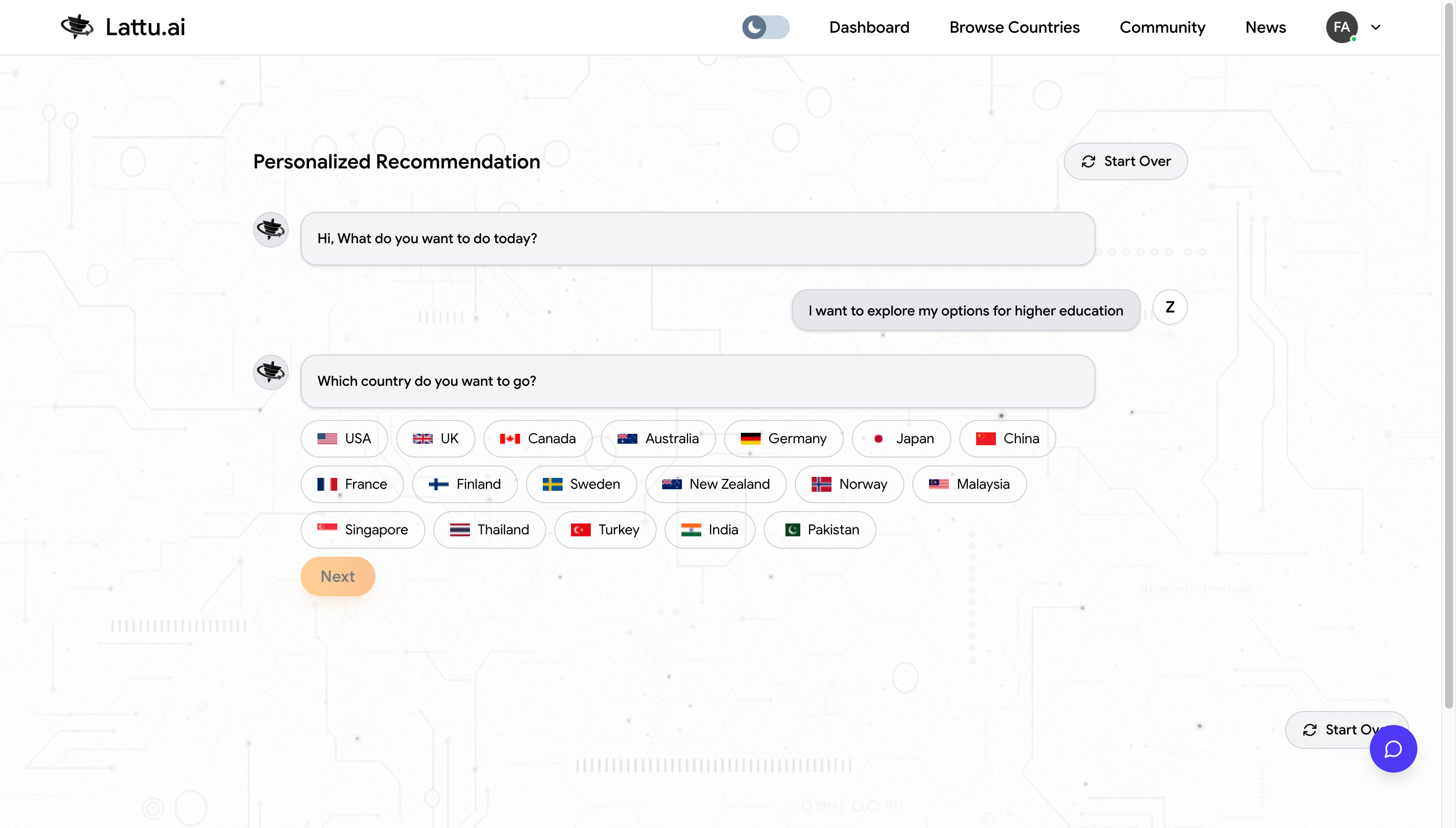 Goals and Preferences